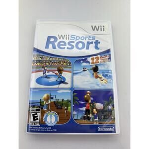 Wii Sports Resort (Nintendo Wii, 2009) CIB Complete With Manual Tested